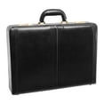 thumbnail image 1 of McKlein LAWSON, Attaché Briefcase, Top Grain Cowhide Leather, Black (80455), 1 of 7