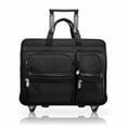 thumbnail image 1 of P Series | CLINTON | 17" Nylon Patented Detachable -Wheeled Laptop Briefcase - Black, 1 of 6