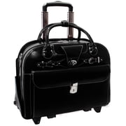 ROSEVILLE | 15  Leather Detachable-Wheeled Laptop Case