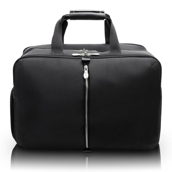 U Series | AVONDALE | 22" Nylon, Triple Compartment, Carry-All, Travel, Laptop Duffel - Black