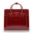 thumbnail image 1 of W Series | LAKE FOREST | 15" Leather Laptop Briefcase - Red, 1 of 7