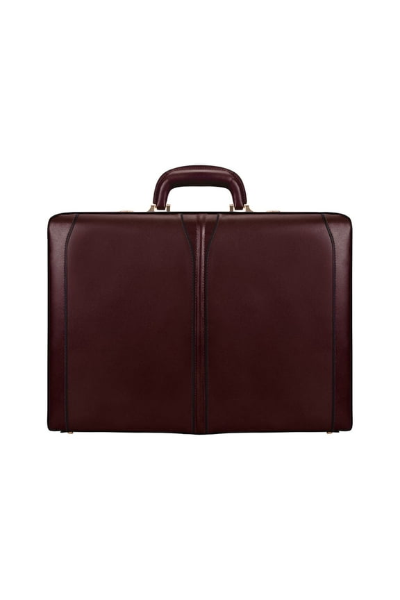 Mckleinusa Turner, Leather, 4.5" Attache Briefcase, Burgundy, 80486