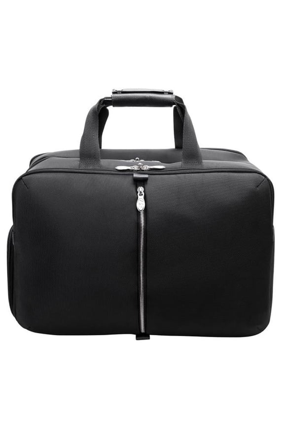 U Series Avondale Nylon Triple Compartment Carry-All Travel Laptop Duffel Bag - Black - 22 in.