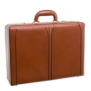 McKleinUSA McKlein TURNER Top Grain Cowhide Leather 4.5 Expandable Attach  Briefcase Brown 80484
