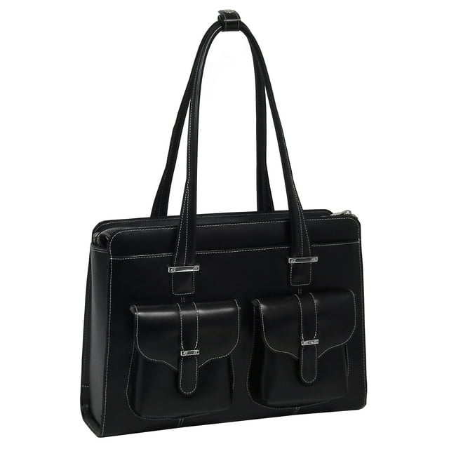McKlein, W Series, ALEXIS, Top Grain Cowhide Leather, 14" Leather Ladies' Laptop Briefcase