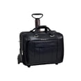 thumbnail image 1 of McKlein WEST TOWN, Checkpoint-Friendly Detachable Wheeled Laptop Briefcase, Pebble Grain Calfskin Leather, Black (15705), 1 of 10