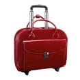 thumbnail image 1 of McKlein15" Leather Wheeled Ladies' Laptop Briefcase, 1 of 7