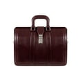 thumbnail image 1 of McKleinUSA Morgan, 17" Leather Litigator Laptop Briefcase, Burgundy, 83346, 1 of 10