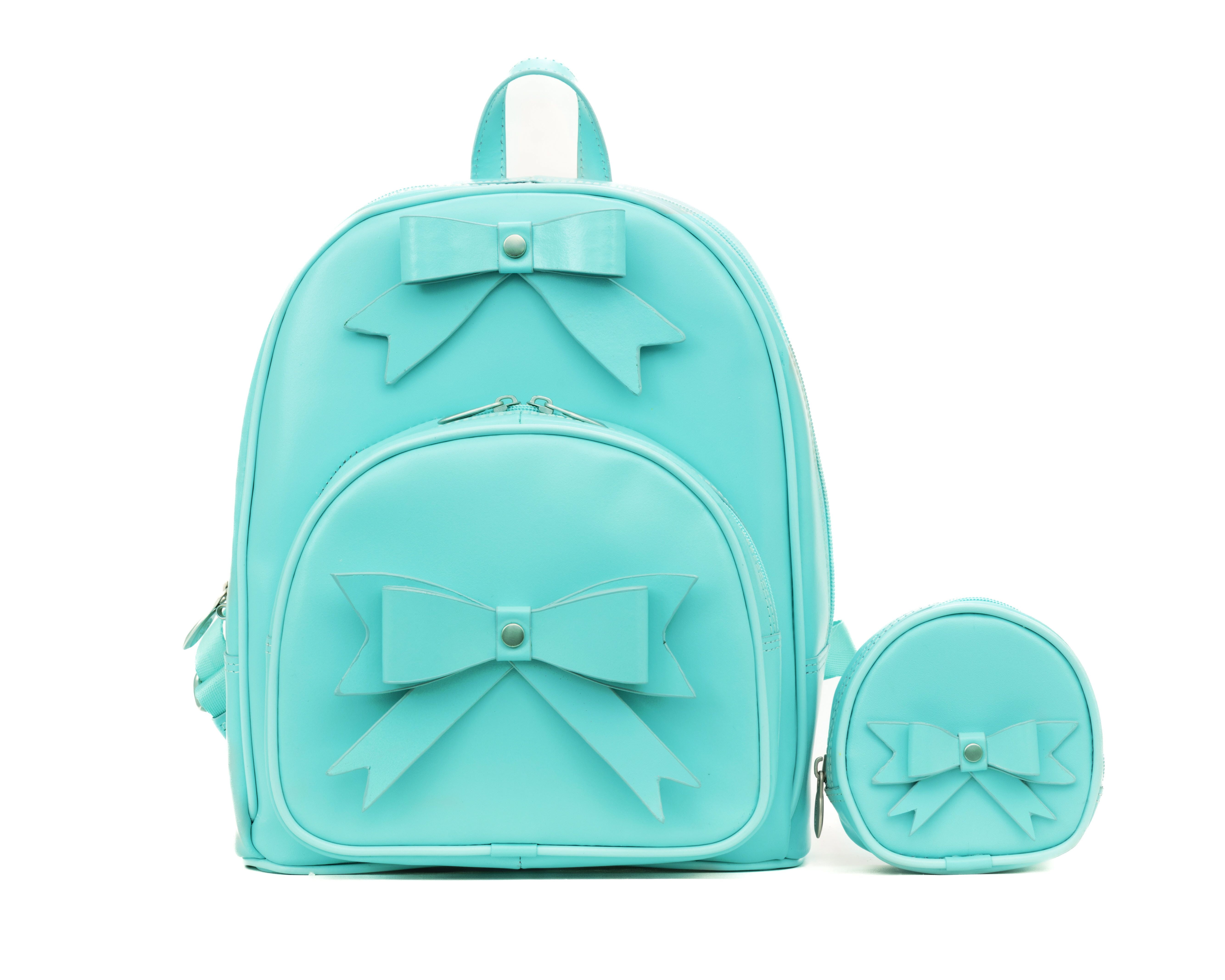 Leather Bow Backpack