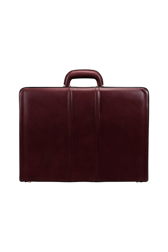 McKleinUSA Coughlin V Series Leather Expandable Attache Burgundy (80466)