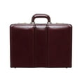 thumbnail image 1 of McKleinUSA Daley V Series Leather Locking Attache Burgundy (80436), 1 of 3