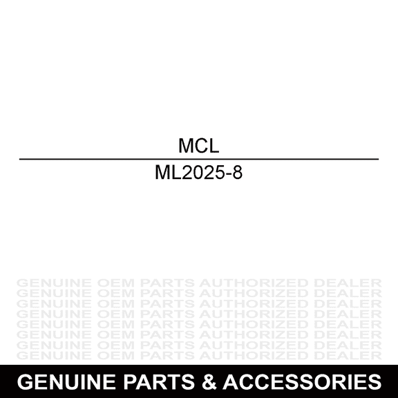 McLane 2025-8 8 Rear Axle