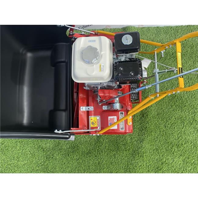 McLane 7-Blade Gas Powered Reel Lawn Mower, 25" Cutting Width, with Honda GX160 Engine