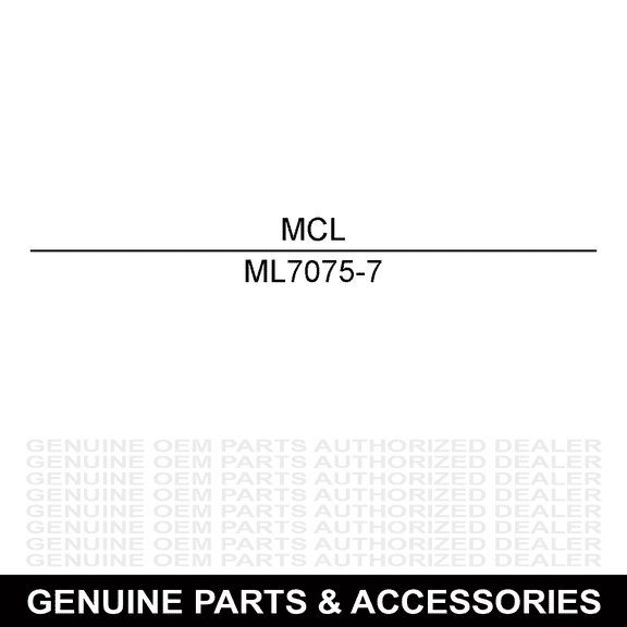 McLane 7075-7 7" Front Wheel W/Bearings Edgers