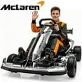 thumbnail image 1 of McLaren 48V Electric Go Kart for Adults & Teens, 750W Motor, 24 km/h, Hydraulic Disc Brake, 4-Wheel Spring Suspension, Adjustable Chassis, Tires, Foldable Design, Ride on Toy for Boys or Girls, 1 of 10