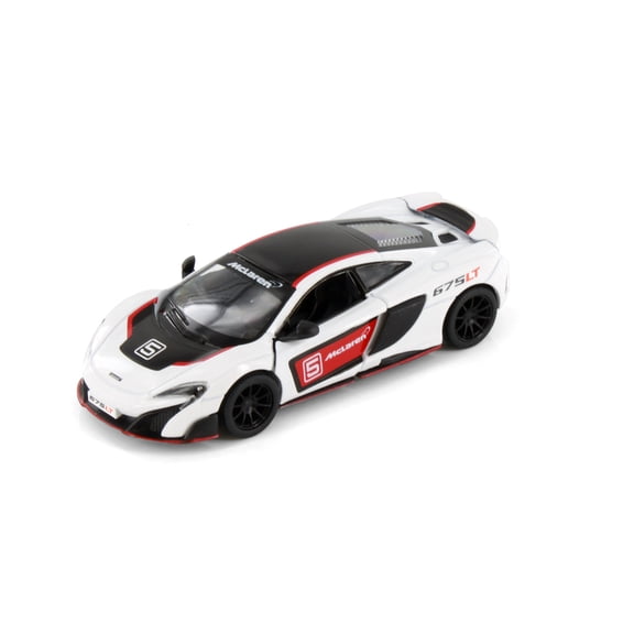 McLaren 675LT Hart Top, White - Kinsmart 5392DF/2 - 1/36 Scale Diecast Model Car