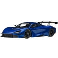 thumbnail image 1 of McLaren 720S GT3 Azure Blue Metallic 1/18 Model Car by Autoart, 1 of 11