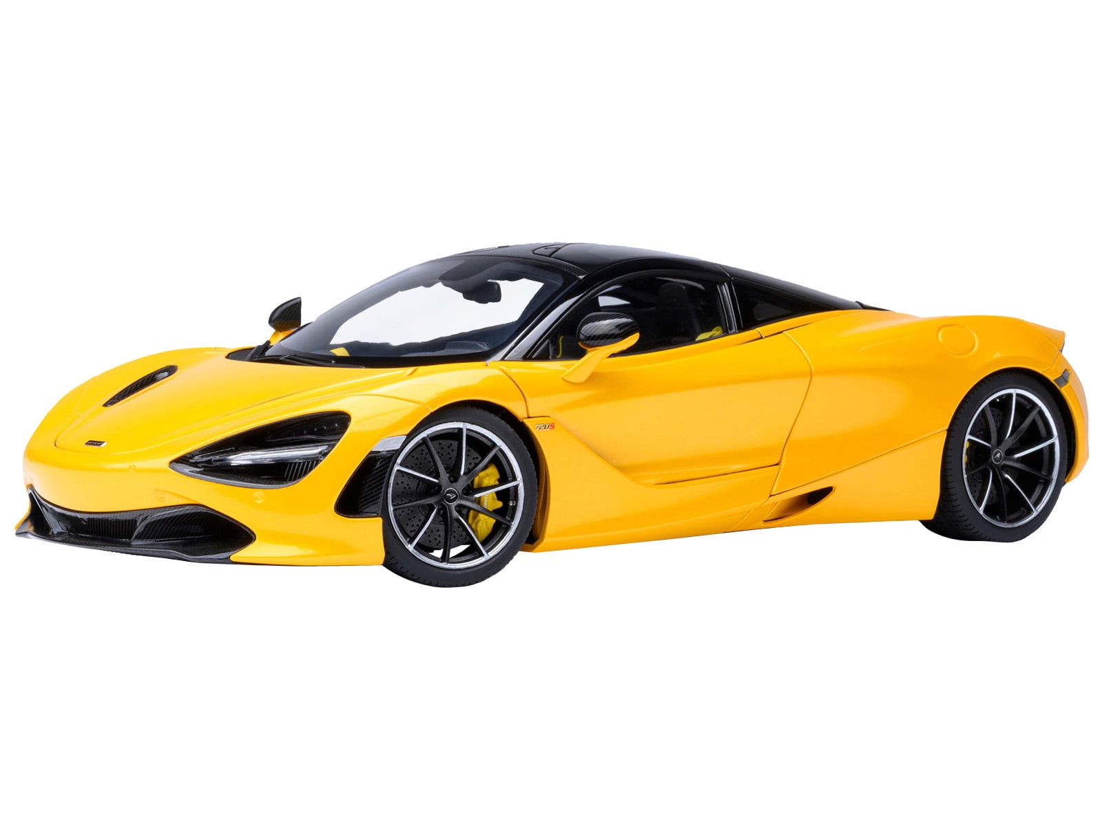 マクラーレン 720s スパイダー 1/18 イエロー McLaren 720S Volcano Yellow with Black Top and Carbon Accents 1/18