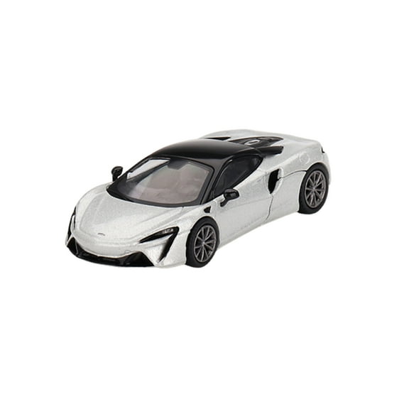 McLaren Artura Diecast Model 1:64 scale Ice Silver Mini GT