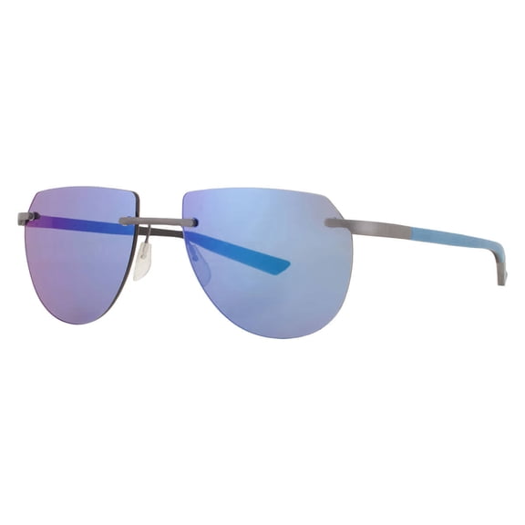 McLaren Blue Mirror Irregular Unisex Sunglasses MLMS-85S01 C04 57