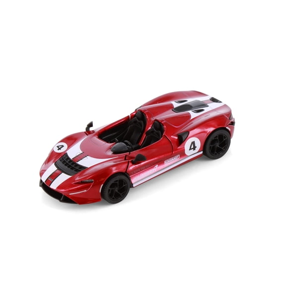 McLaren Elva Convertible Livery Edition, Red - Kinsmart 5462DF - 1/36 Scale Diecast Model Car