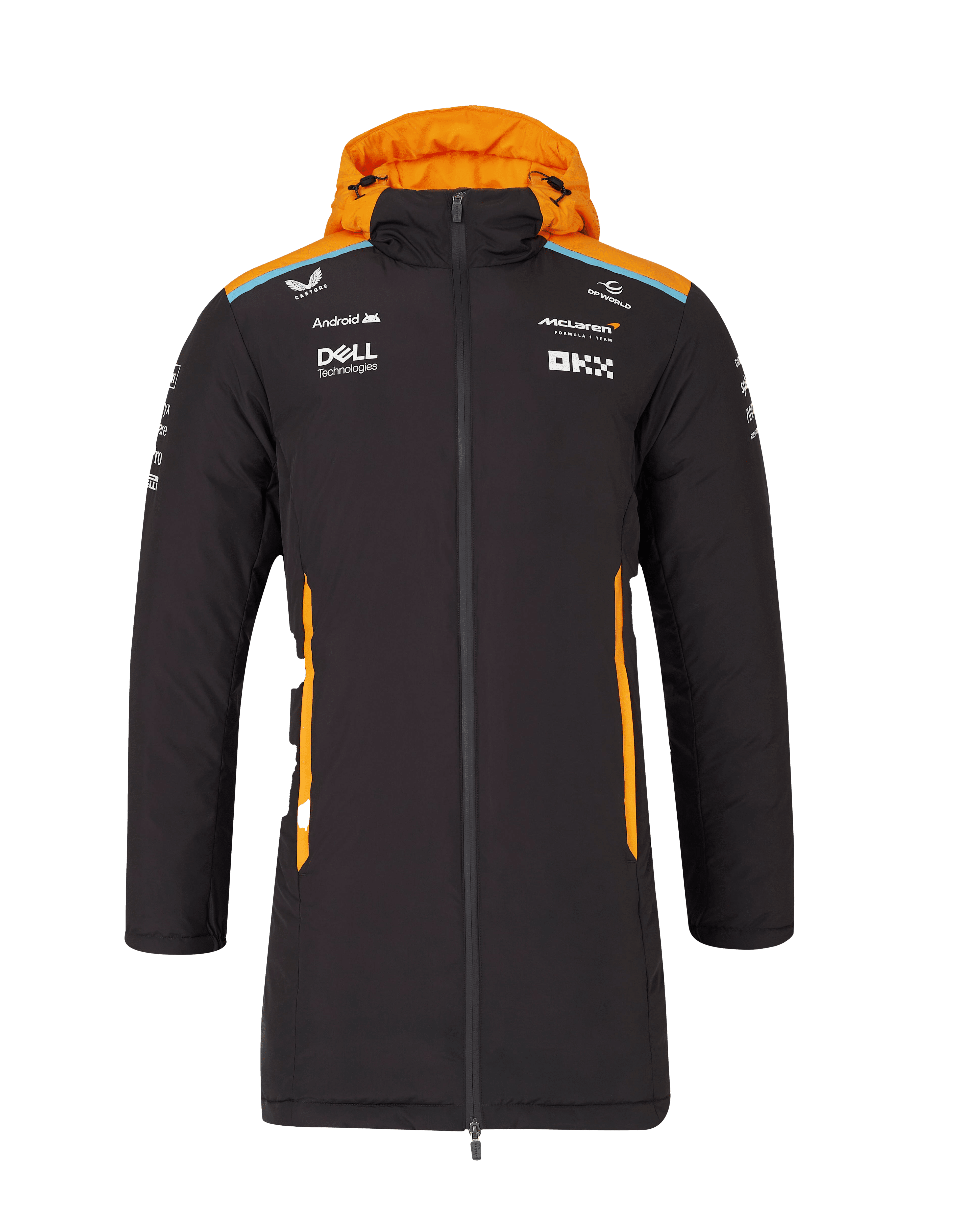 Unisex Castore Charcoal McLaren F1 Team 2024 Longline Padded
