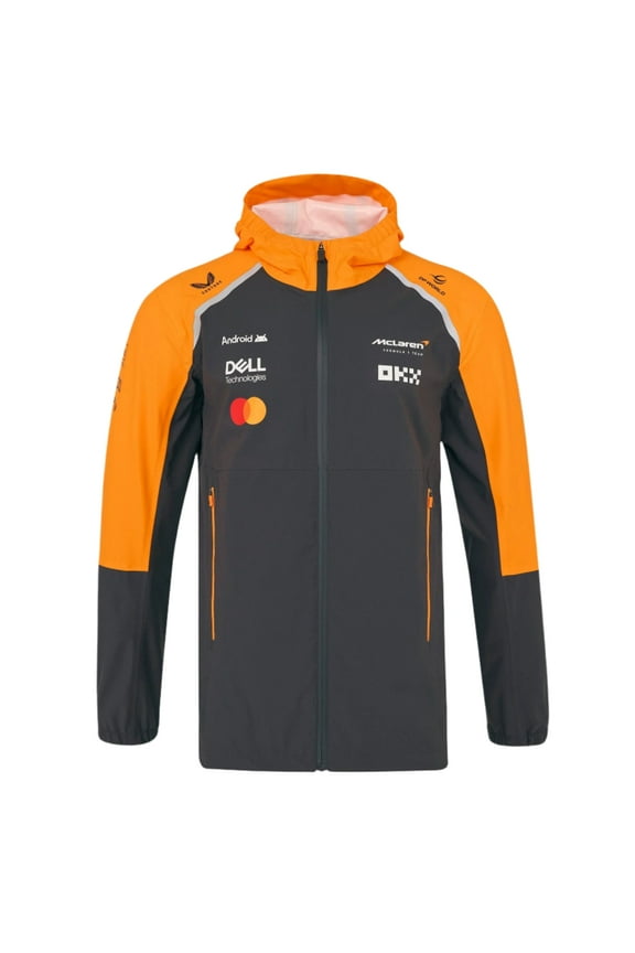 McLaren F1 2025 Team Lightweight Rain Jacket - Phantom