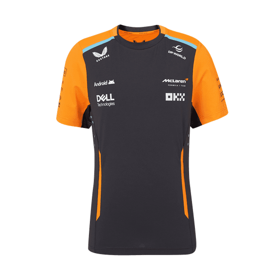 McLaren F1 Kids 2024 Replica Set Up T-Shirt- Youth Papaya/Phantom