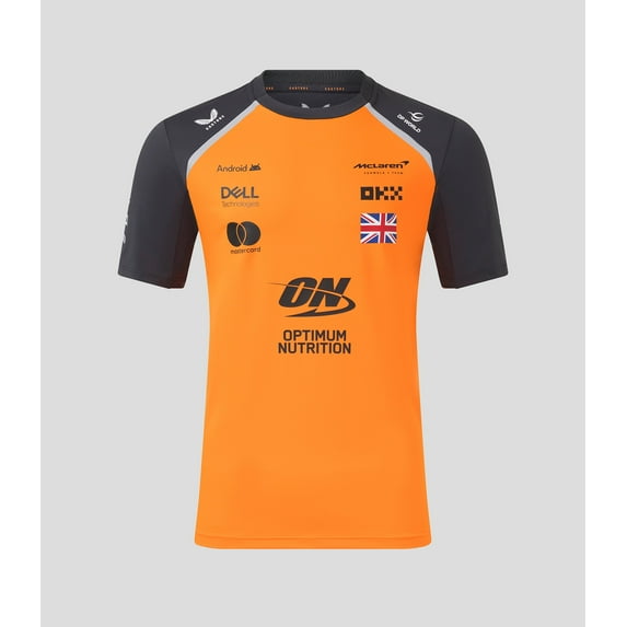 McLaren F1 Men's 2025 Team Lando Norris T-Shirt Orange