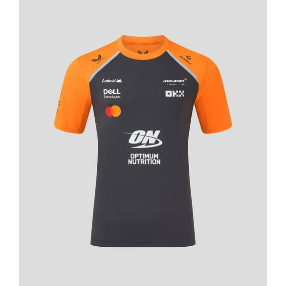 McLaren F1 Men's 2025 Team T-Shirt Grey