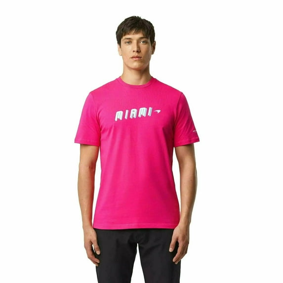 McLaren F1 Men's Miami Neon Graphic T-Shirt-Black/White/Vice Blue/Beetroot Purple/Crystal Rose/Aqua Sky