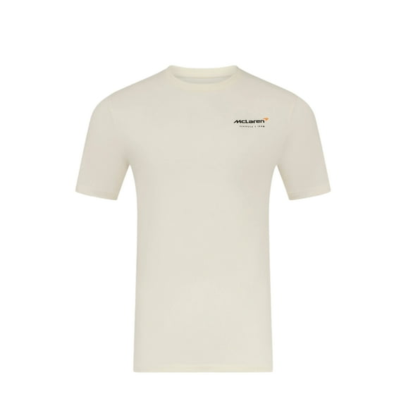 McLaren F1 Men's Oscar Piastri Driver T-Shirt - Caviar Black/Egret