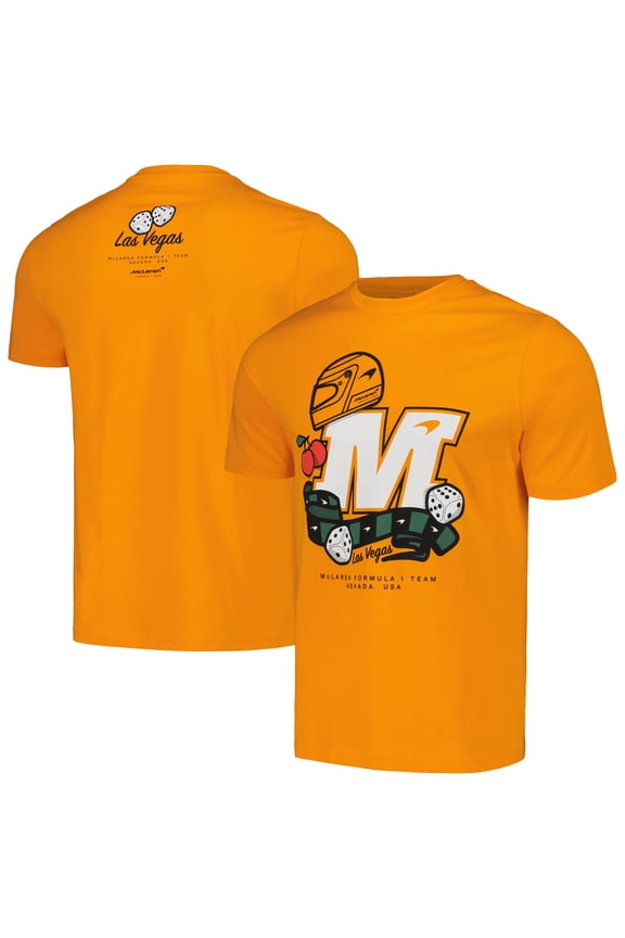 McLaren F1 Men's Special Edition Las Vegas GP T-Shirt - Papaya