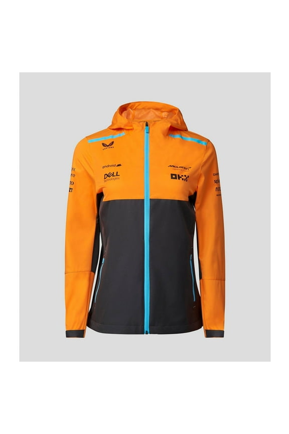 McLaren F1 Women's Team Water Resistant Jacket - Papaya