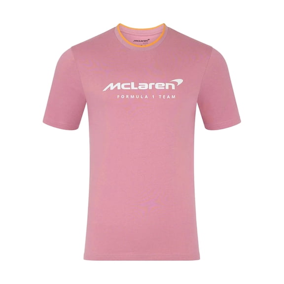 McLaren F1 Women's Core Essentials Logo T-Shirt - Deep Lichen Green/White/Orange/Black/Pink