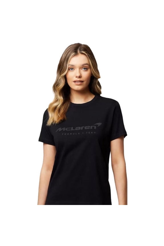 McLaren F1 Women's Core Essentials Logo T-Shirt -Papaya/Phantom/Blue/Black/Storm Gray