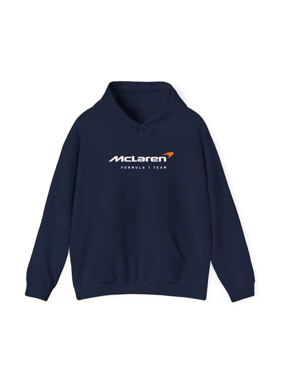 McLaren Formula 1 One F1 Racing Hoodie Sweatshirt Pocket Automotive Gear - 4XL / Navy