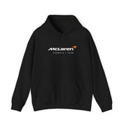 FASTCULTURECLUB McLaren Formula 1 One F1 Racing Hoodie Sweatshirt Pocket Automotive Gear - L / Black