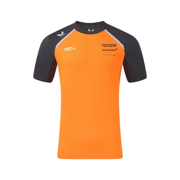 McLaren Indy Car 2025 Men's Team T-Shirt - Papaya