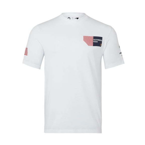 McLaren Indy Car Men's Alexander Rossi #7 T-Shirt - White