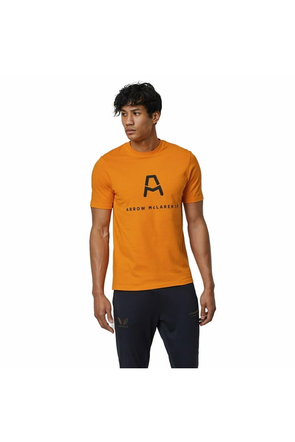 Indy Car Men's Core Logo Drivers T-Shirt -Papaya