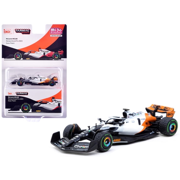 McLaren MCL60 #81 Oscar Piastri Formula One F1 "Monaco GP" (2023) "Global64" Series 1/64 Diecast Model by Tarmac Works