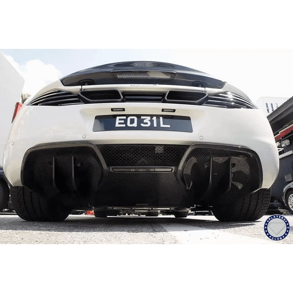 McLaren MP4-12C 650S Carbon Fiber Rear Diffuser
