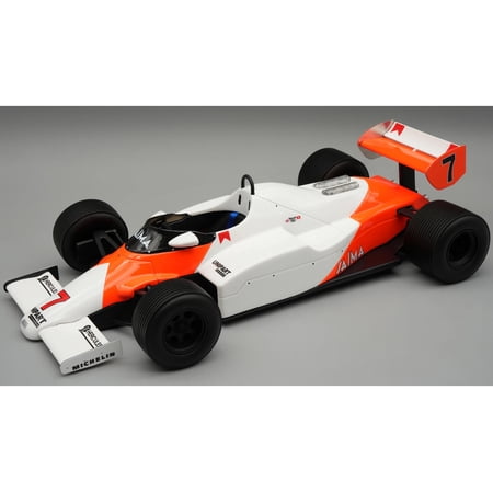 McLaren MP4/1C #7 John Watson Formula One F1 "Monaco GP" (1983) with Display Case "Mythos Series" 1/18 Model Car by Tecnomodel
