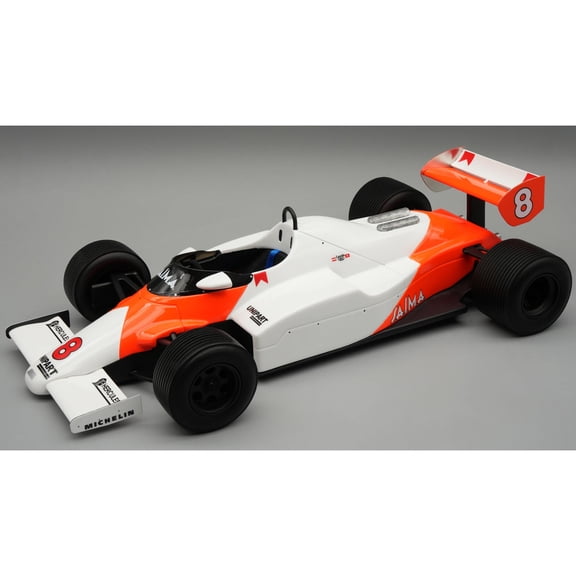 McLaren MP4/1C #8 Niki Lauda Formula One F1 "Monaco GP" (1983) with Display Case "Mythos Series" 1/18 Model Car by Tecnomodel