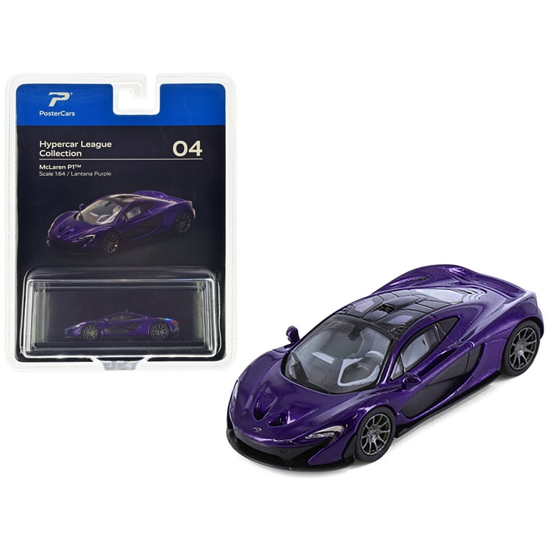 McLaren P1 Lantana Purple Metallic with Black Top 
