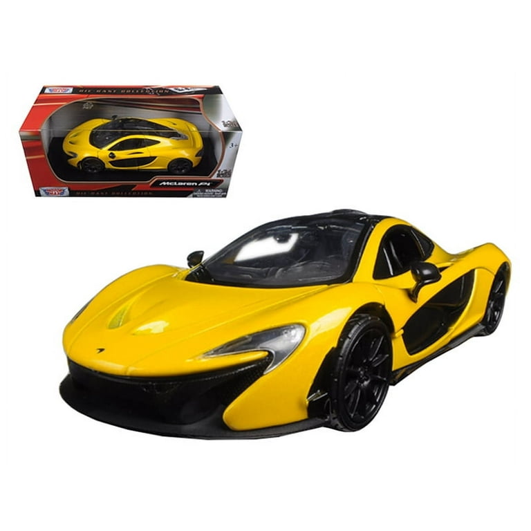 McLaren P1 Yellow 1/24 Diecast Model Car by Motormax - Walmart.com