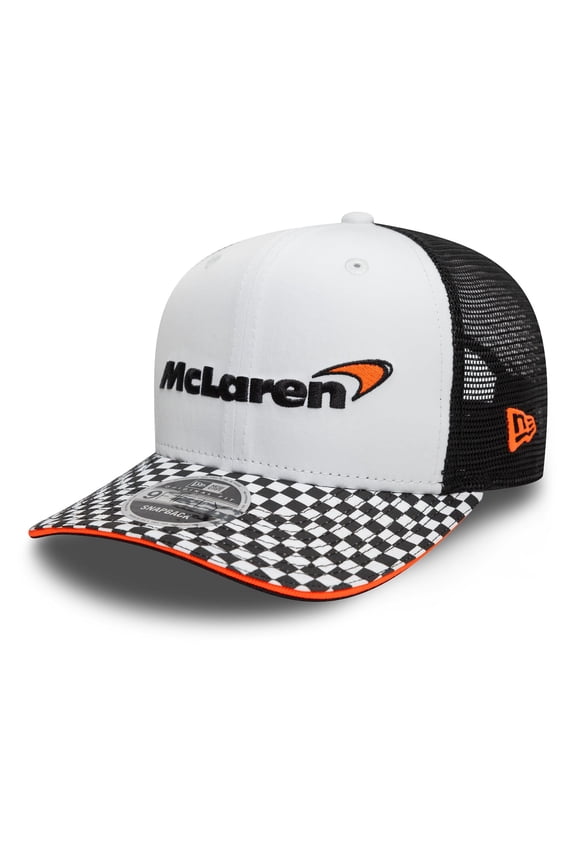 McLaren Racing Checkered Visor Hat White