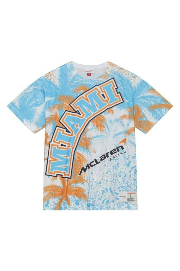 McLaren Racing F1 Special Edition Miami GP Mitchell & Ness Sublimated T-Shirt