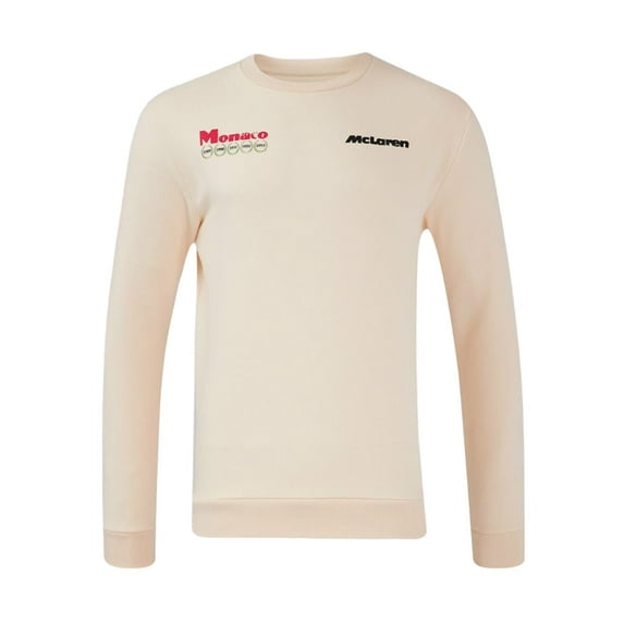 McLaren Racing F1 Special Edition Monaco GP Heritage Sweatshirt - Off White